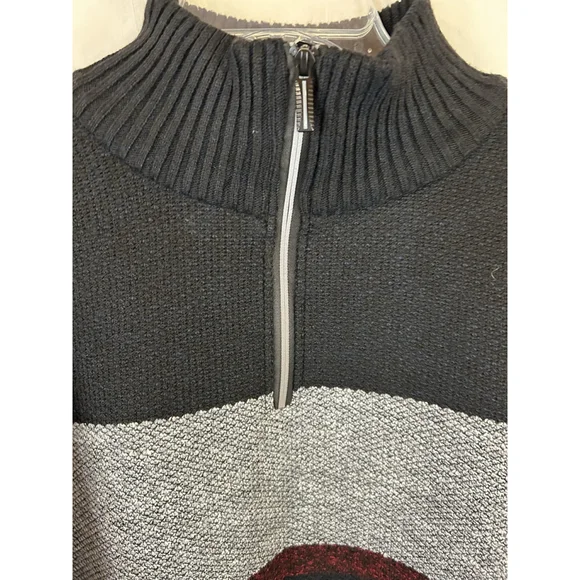 Harborsrce Men’s Quarter Zip Fleece Lined Sweater Jumper Pullover 2XL WARM - Picture 6 of 8